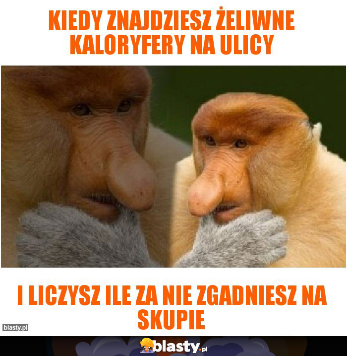 Kiedy znajdziesz żeliwne kaloryfery na ulicy