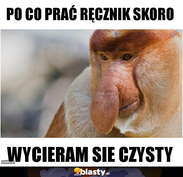 Po co prać ręcznik skoro