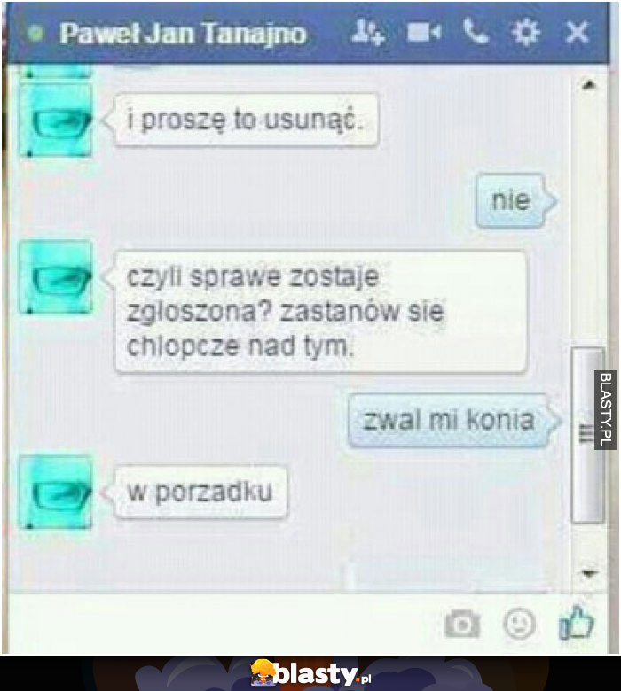 Proszę to usunąć