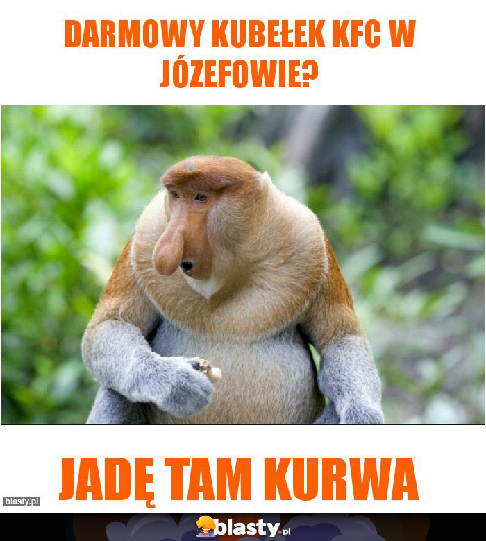 Darmowy kubełek kfc w Józefowie?