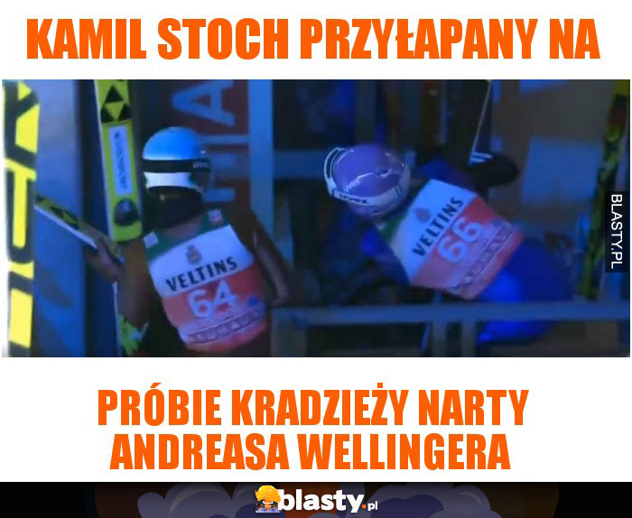 Kamil Stoch przyłapany na