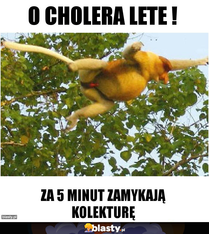 O cholera lete !