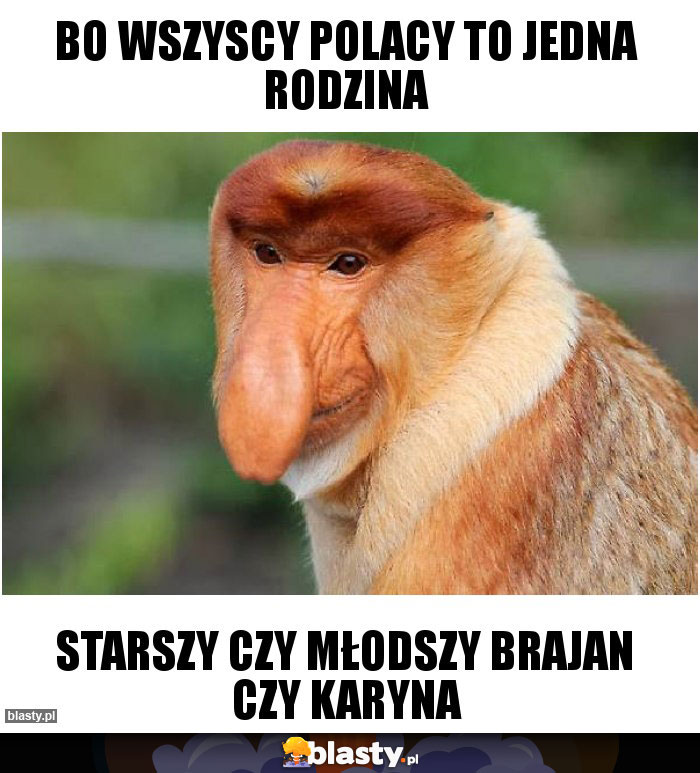 bo wszyscy polacy to jedna rodzina