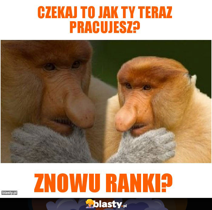 Czekaj to jak Ty teraz pracujesz?