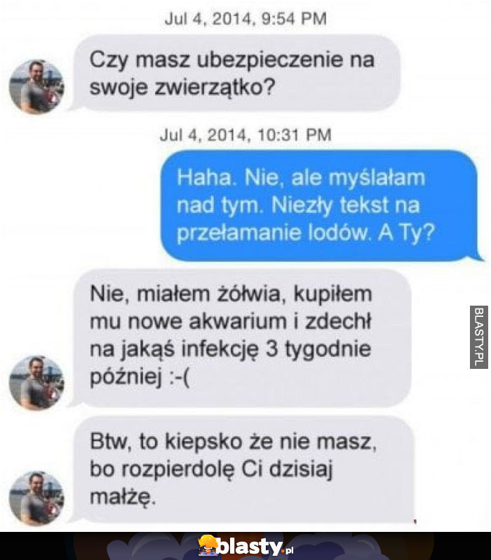 Czy masz ubezpieczenie na swoje zwierzątko ?