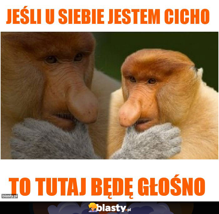 JEŚLI U SIEBIE JESTEM CICHO