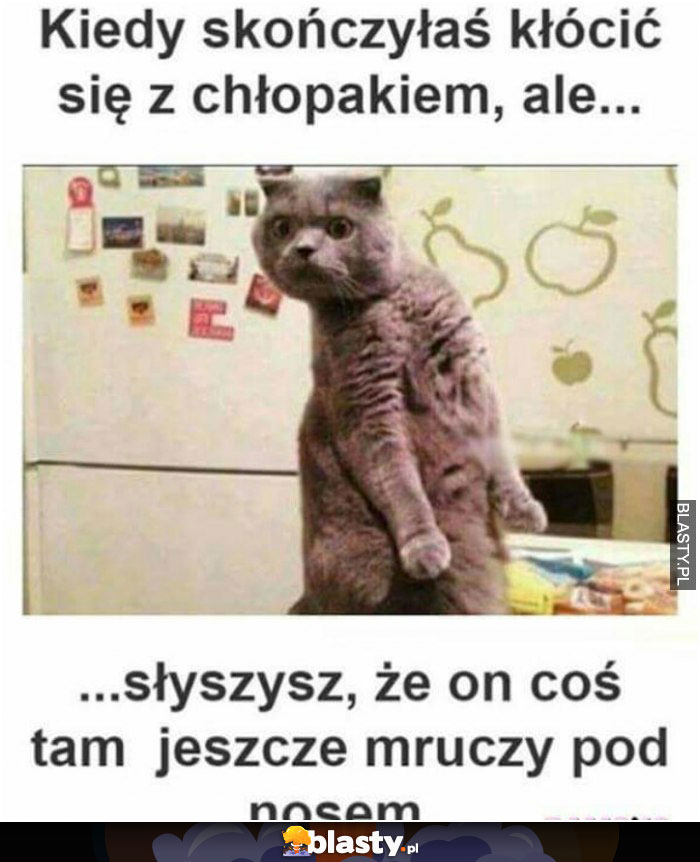 Kłótnia z chłopakiem