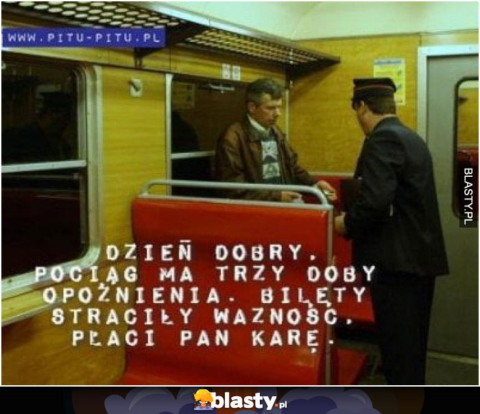 Pociąg ma trzy doby opóźnienia bilet jest nieważny