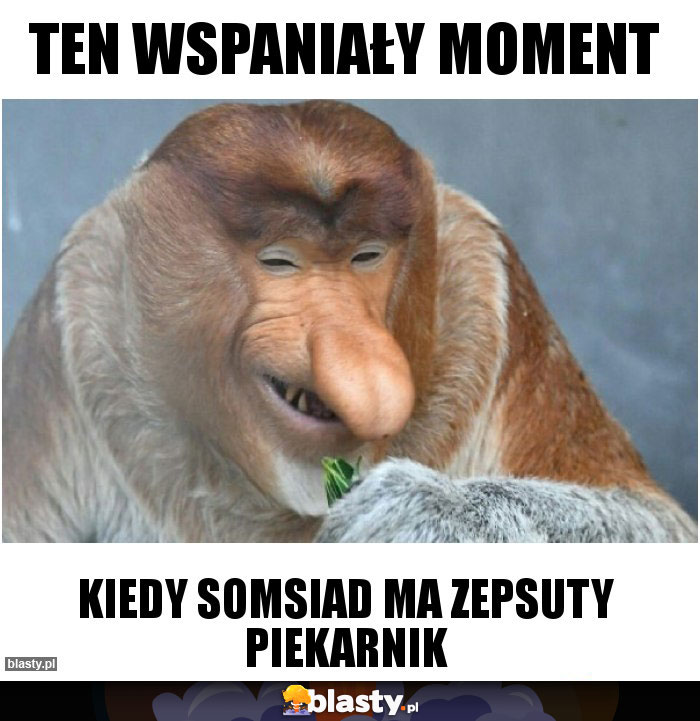 TEN WSPANIAŁY MOMENT