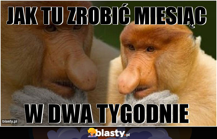 Jak tu zrobić miesiąc