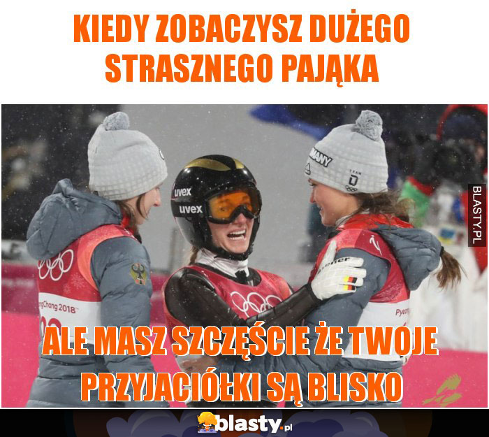 Kiedy zobaczysz dużego strasznego pająka