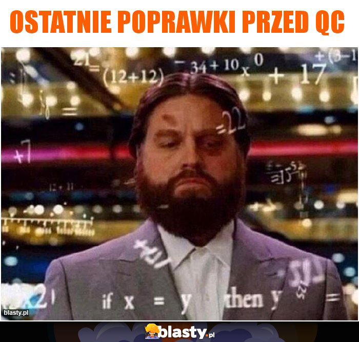 Ostatnie poprawki przed qc