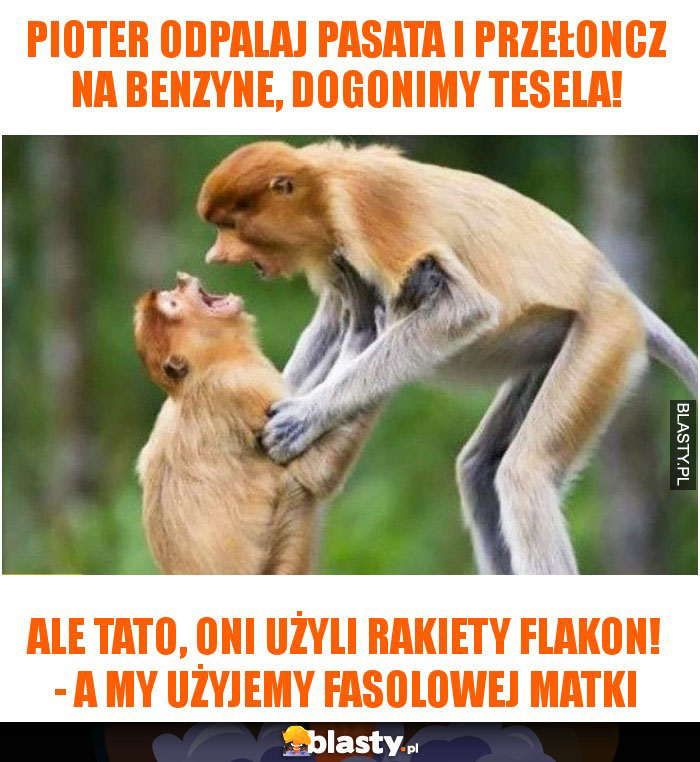 pioter odpalaj pasata i przełoncz na benzyne, dogonimy tesela!