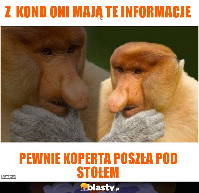 Z  KOND oni mają te informacje