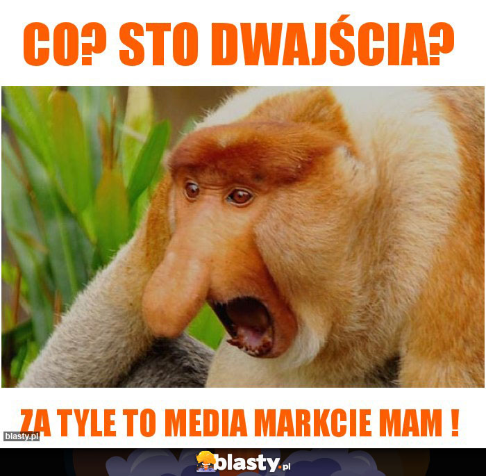 Co? sto dwajścia?