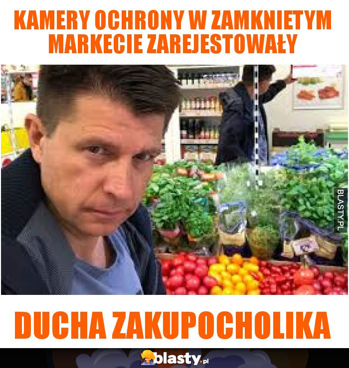 kamery ochrony w zamknietym markecie zarejestowały