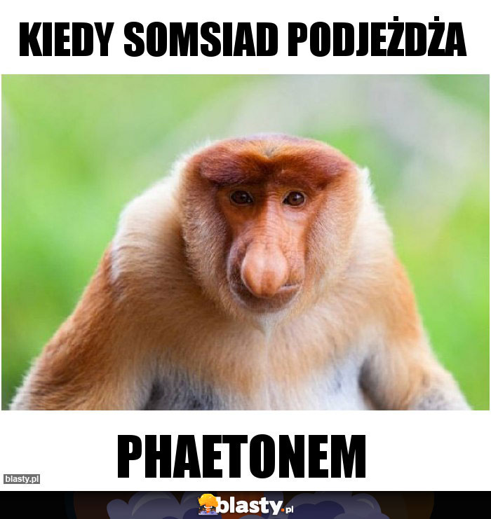 Kiedy somsiad podjeżdża