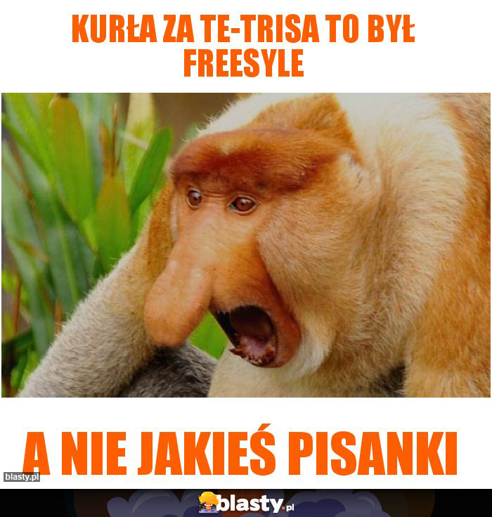 Kurła za Te-Trisa to był freesyle