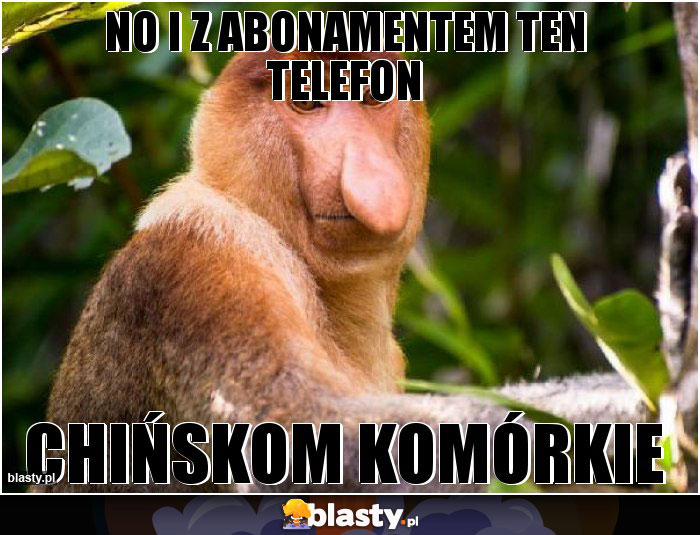 No i z abonamentem ten telefon