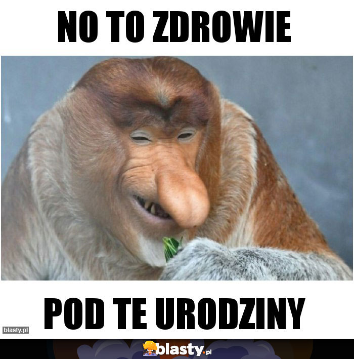 No to zdrowie