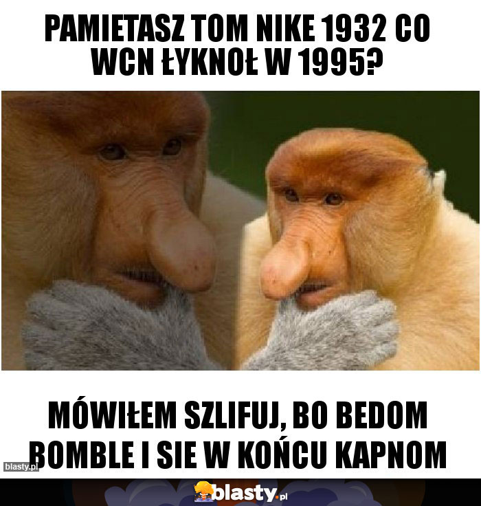 PAMIETASZ TOM NIKE 1932 CO WCN ŁYKNOŁ W 1995?