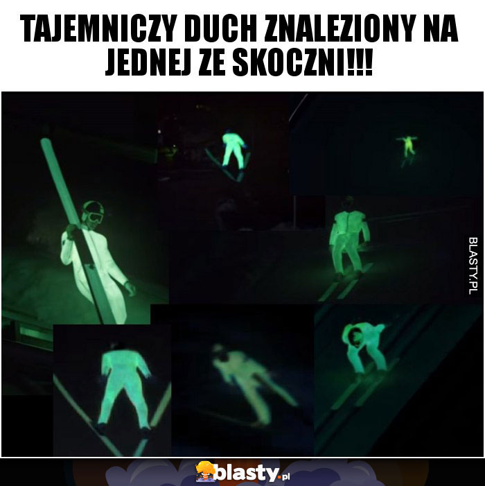 Tajemniczy duch znaleziony na jednej ze skoczni!!!