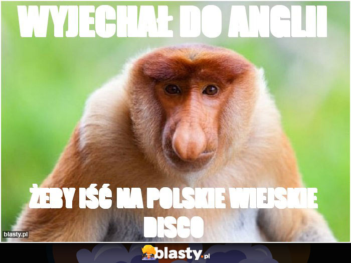 Wyjechał do anglii