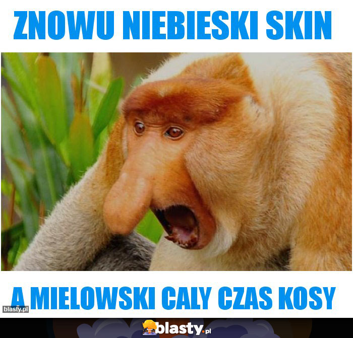 Znowu niebieski skin