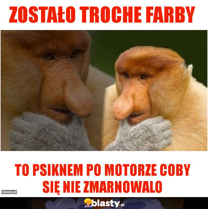 Zostało troche farby