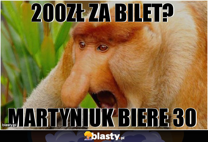 200zł za bilet?