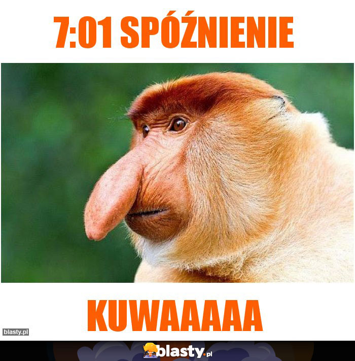 7:01 spóźnienie