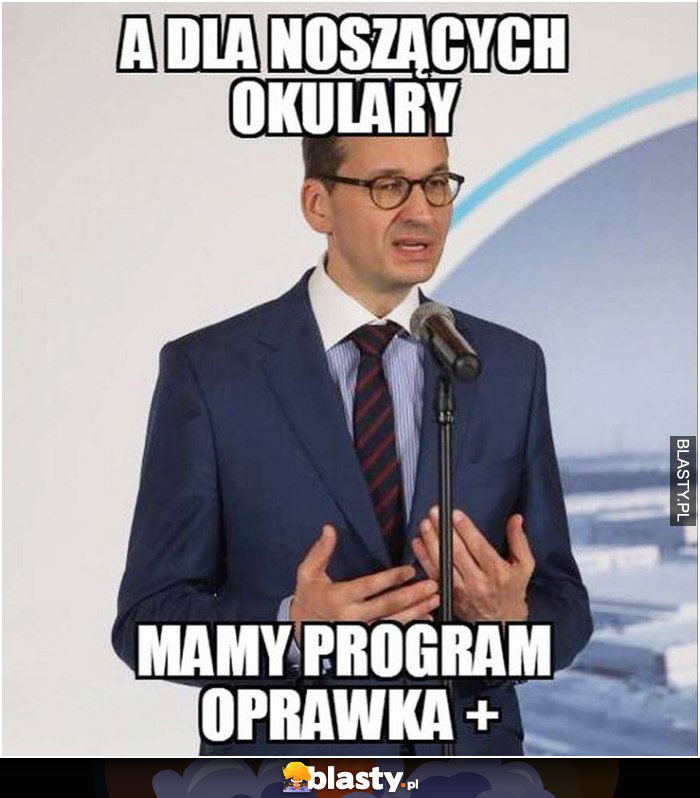 A dla noszących okulary mamy program