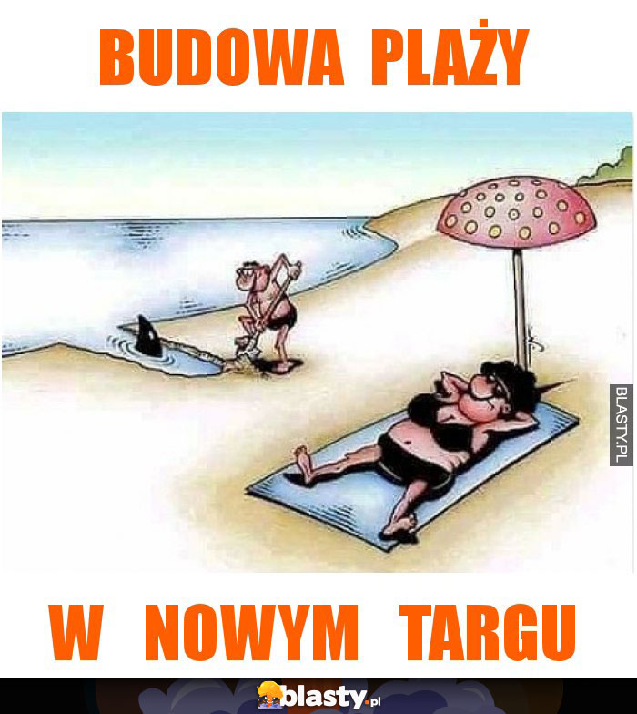 budowa  plaży