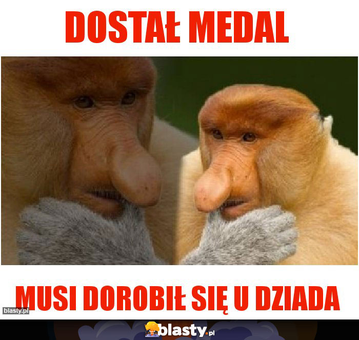 Dostał medal