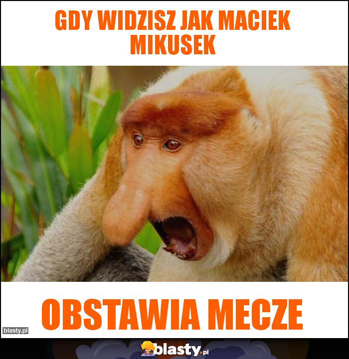 Gdy widzisz jak Maciek Mikusek