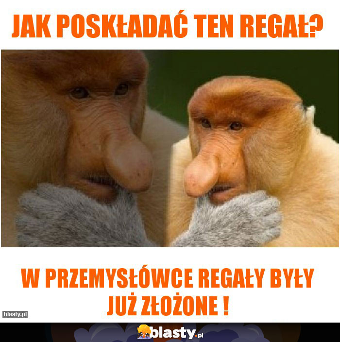 Jak poskładać ten regał?