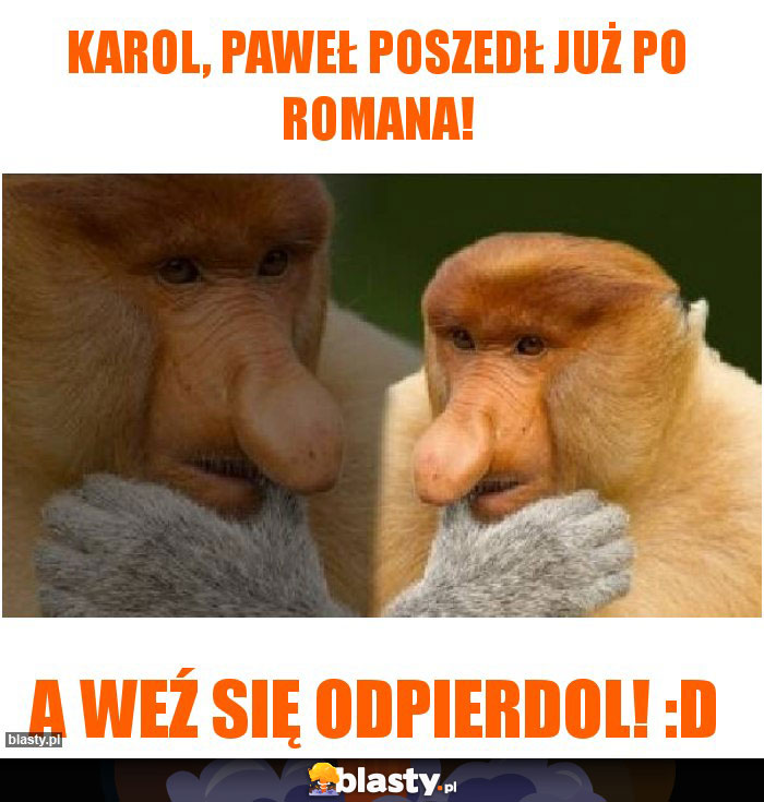 Karol, Paweł poszedł już po Romana!