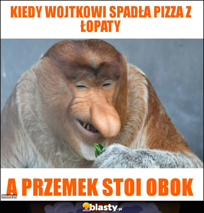 Kiedy Wojtkowi spadła pizza z łopaty