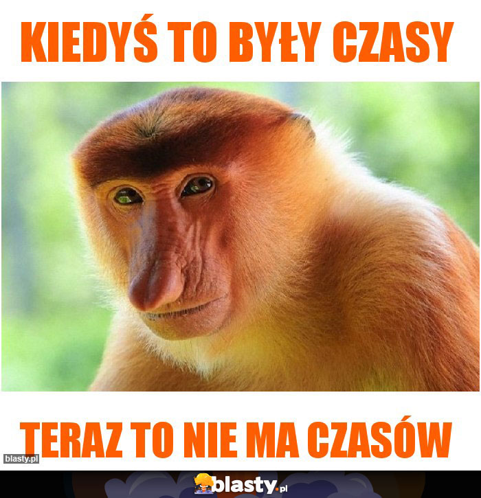 KIEDYŚ TO BYŁY CZASY