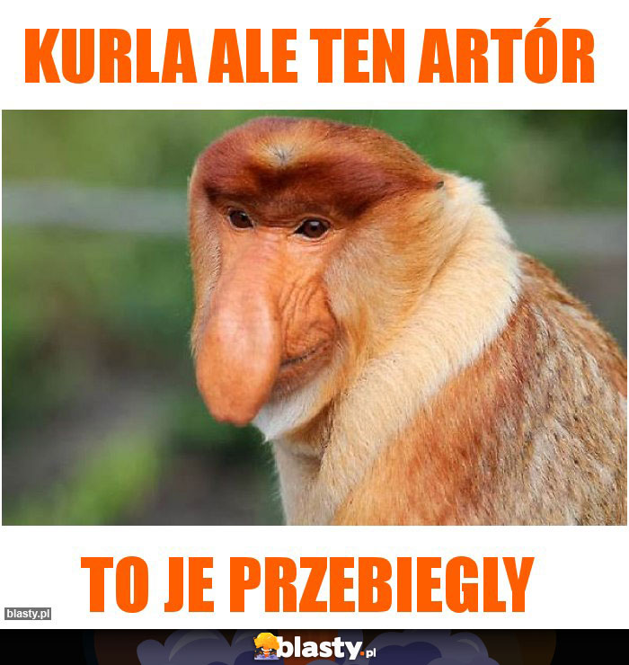 Kurla ale ten artór