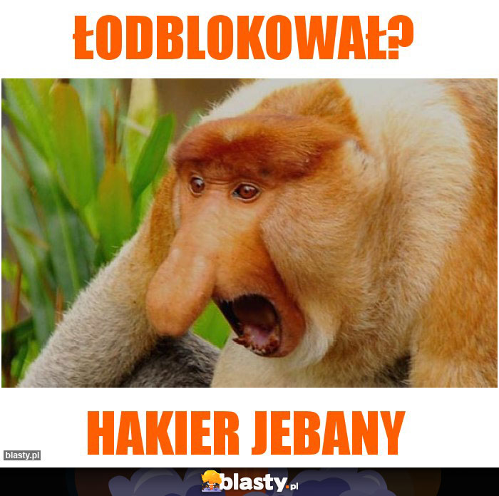 Łodblokował?