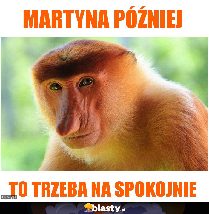 Martyna później