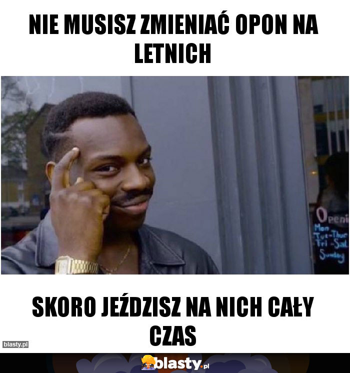 Nie musisz zmieniać opon na letnich