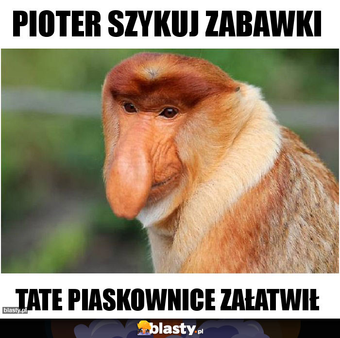 Pioter szykuj zabawki