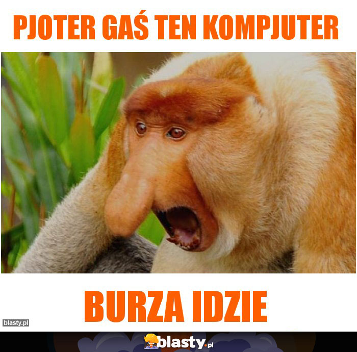 PJOTER GAŚ TEN KOMPJUTER