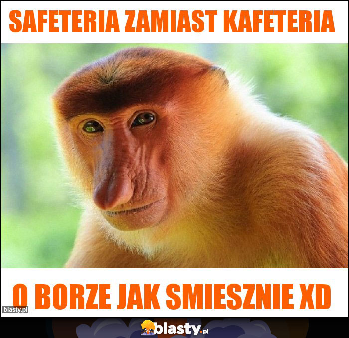 SAFETERIA ZAMIAST KAFETERIA