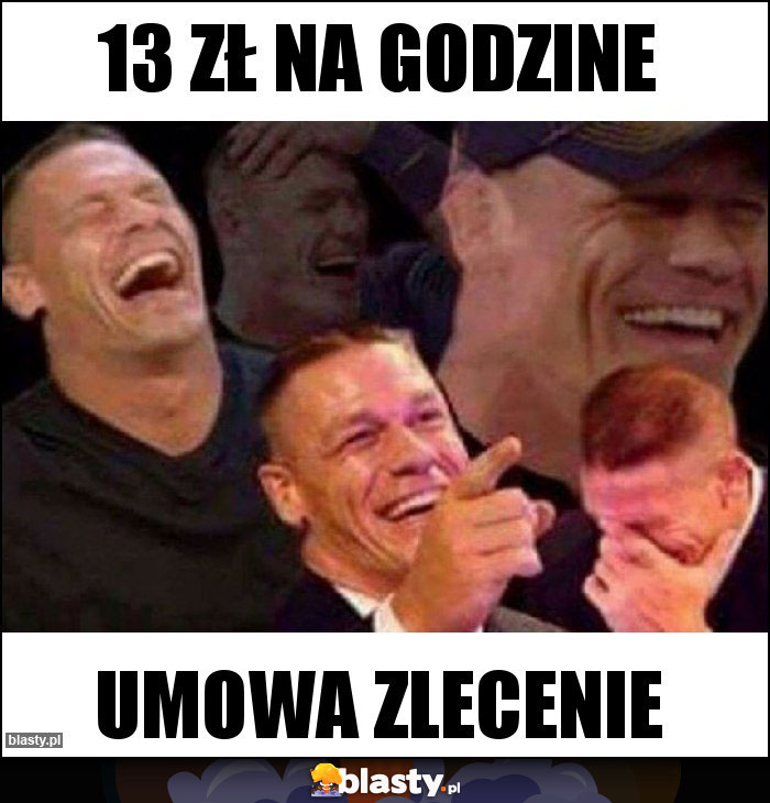 13 zł na godzine