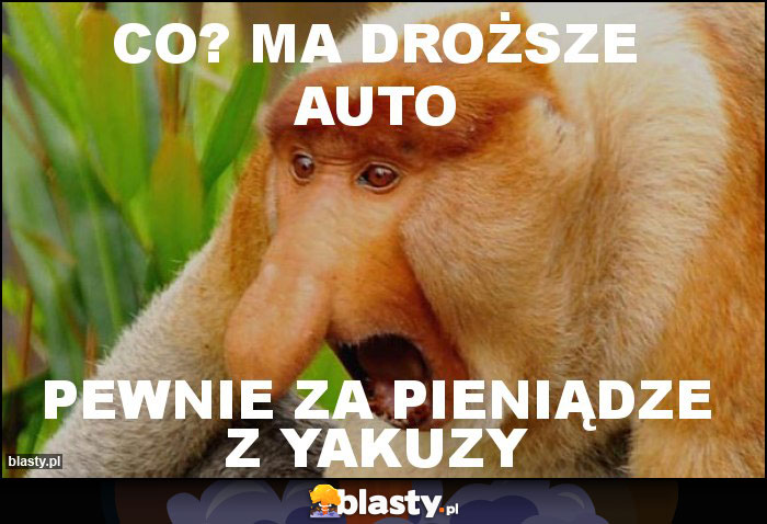 CO? Ma droższe auto