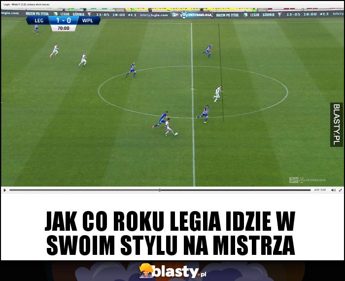 Jak co roku Legia idzie w swoim stylu na mistrza