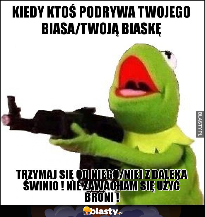 Kiedy ktoś podrywa twojego biasa/twoją biaskę